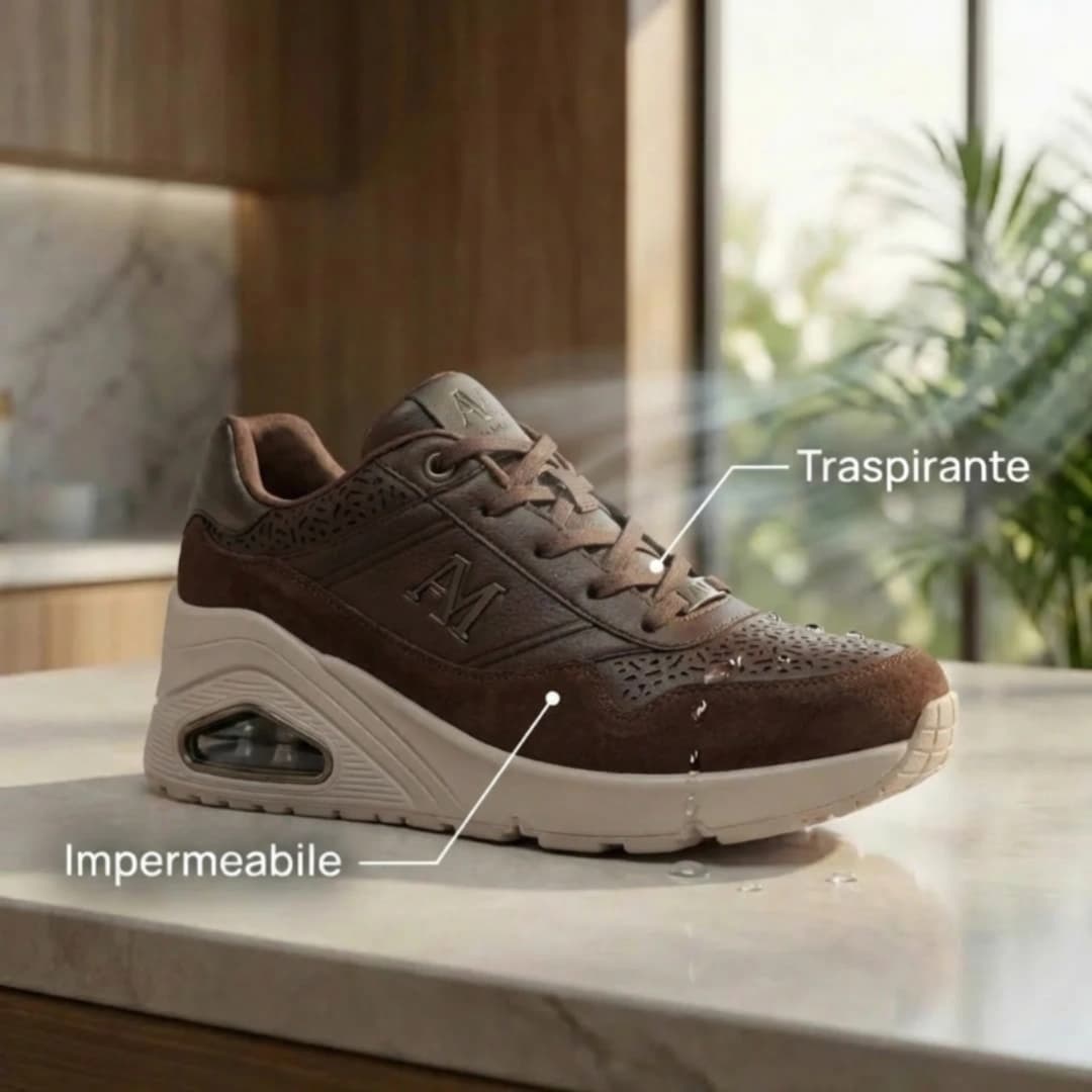 Traspirante e impermeabile: piede sempre fresco