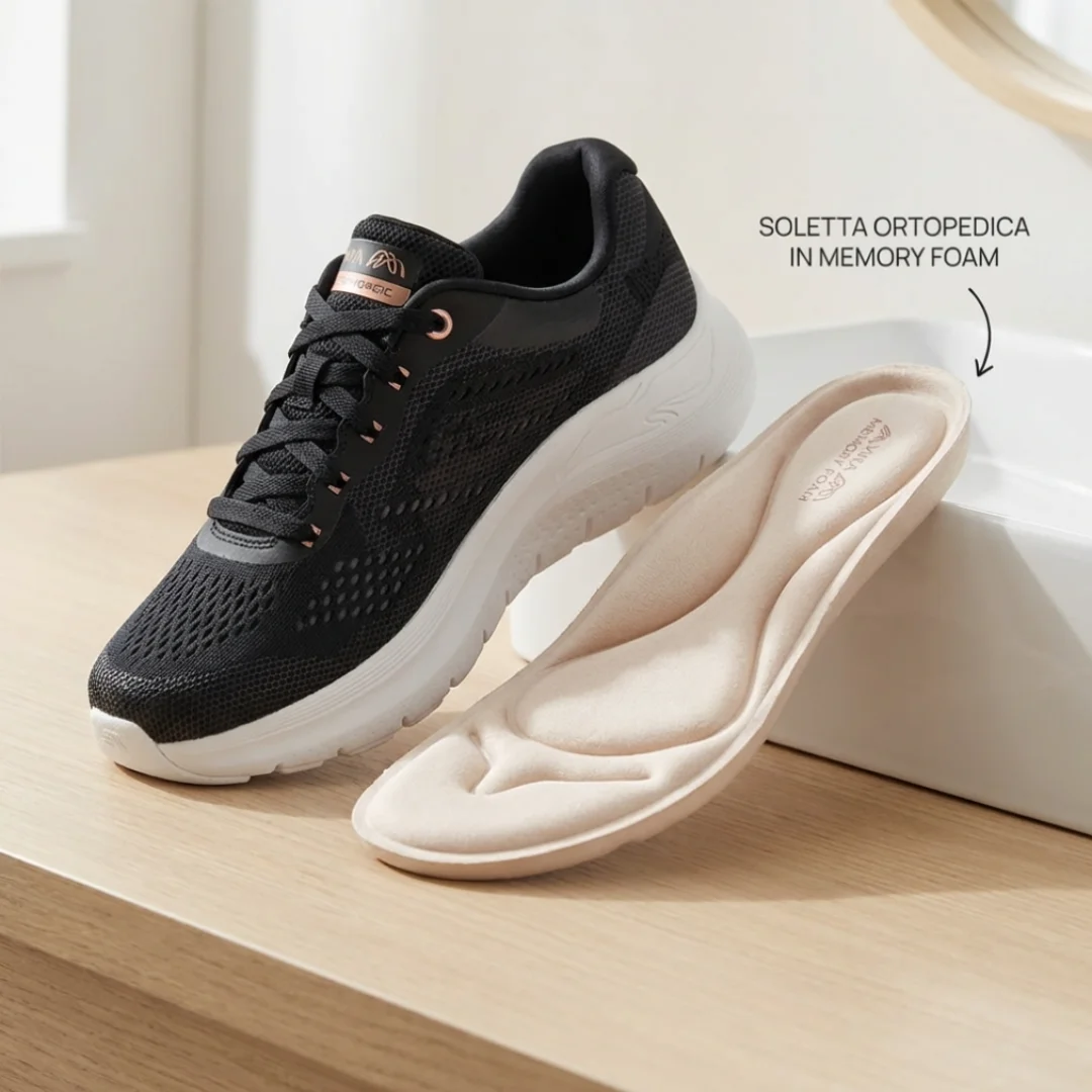 Soletta Memory Foam: il piede sprofonda nel comfort